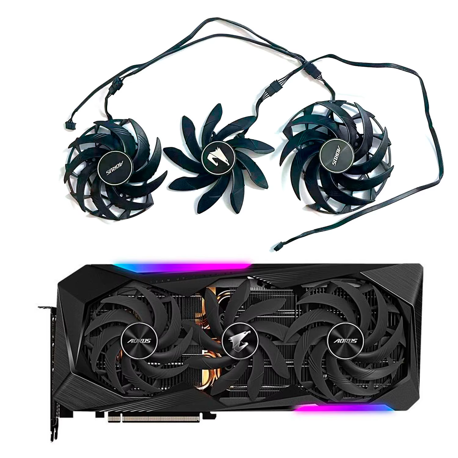 Ventilateur de carte graphique pour Gigabyte AORUS GeForce RTX3080 3080TI 3090