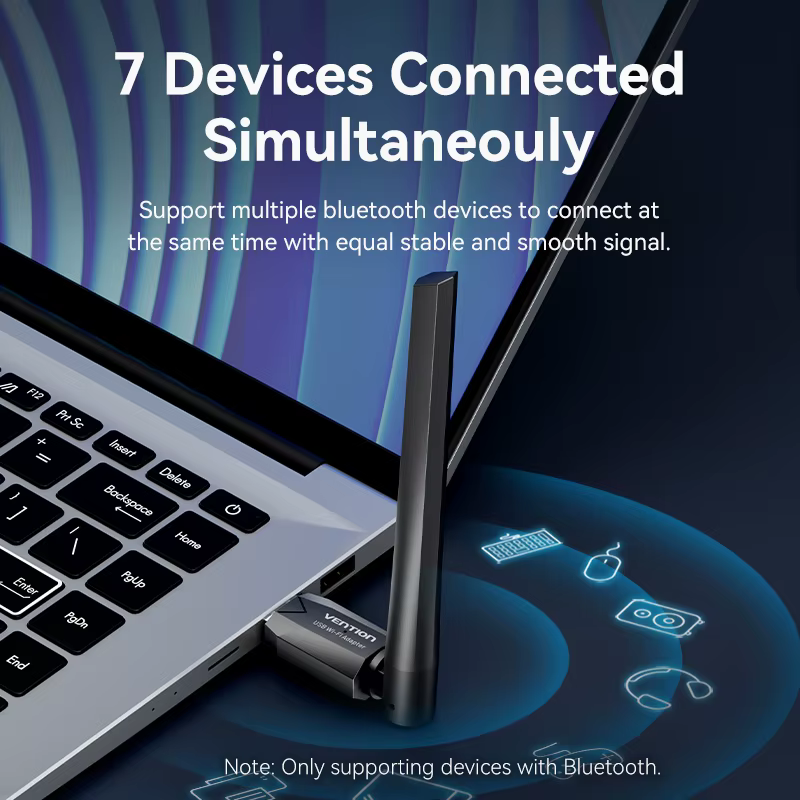Vention adaptateur WiFi AC650 WiFi5 5G et 2.4G USB