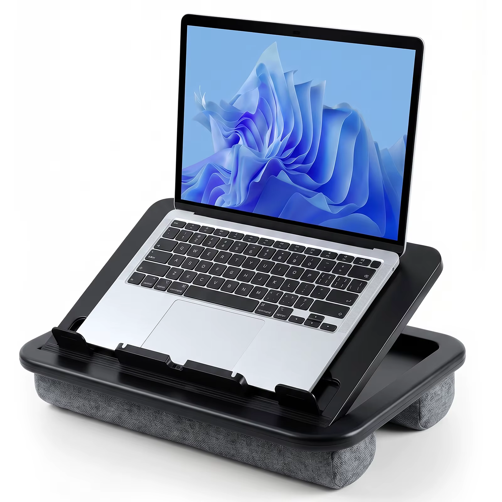 Oatsbasf Support d'ordinateur portable pour bureau avec coussin moelleux