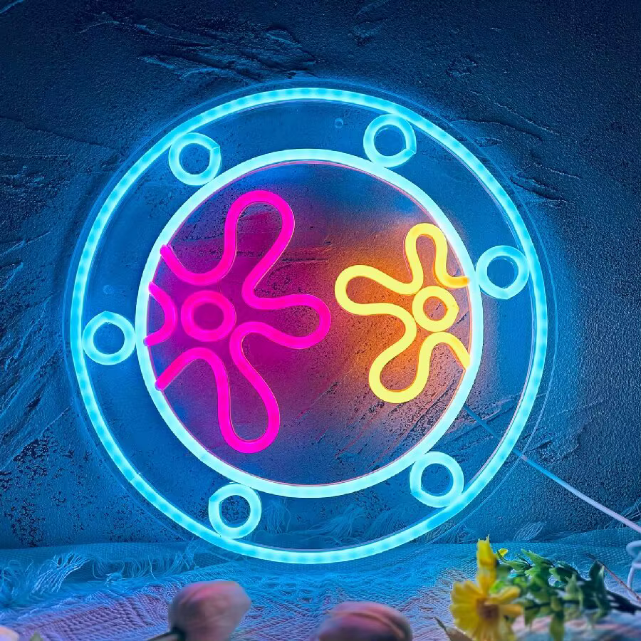 Enseigne au néon de jeu pour la décoration de salle de jeux