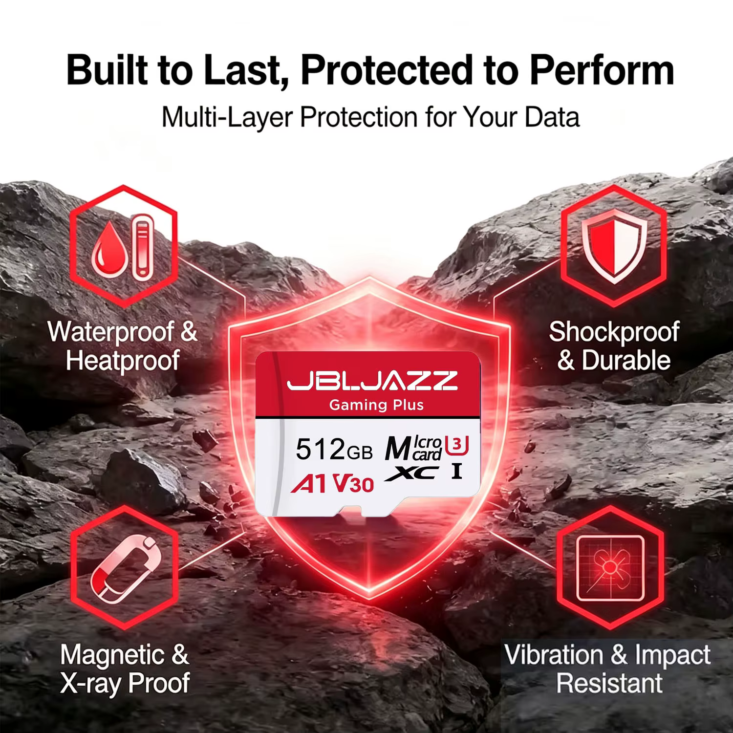 Carte Micro SD 64 Go 128 Go 256 Go 512 Go