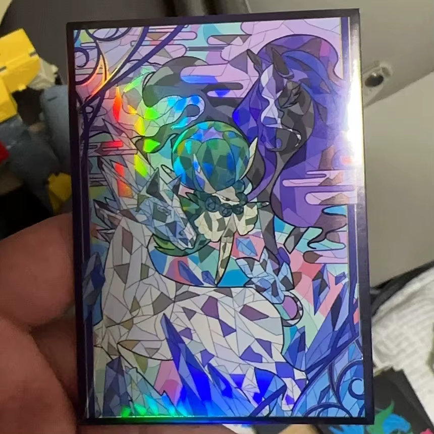 Pochettes pour cartes Pokemon Gardevoir, Style peinture sur verre, figurines de monstres de poche, étui de protection pour cartes à collectionner WS PTCG