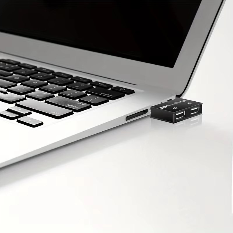 HUB USB adaptateur Extender Mini boîtier séparateur 1 à 2 Ports haute vitesse femelle USB2.0 pour PC portable U disque lecteur de carte souris clavier