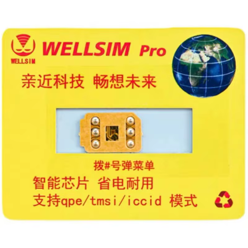 Carte SIM intelligente avec puce pour les séries 6S/SE/7/8/X/XR/XS Max/11/12/13/14