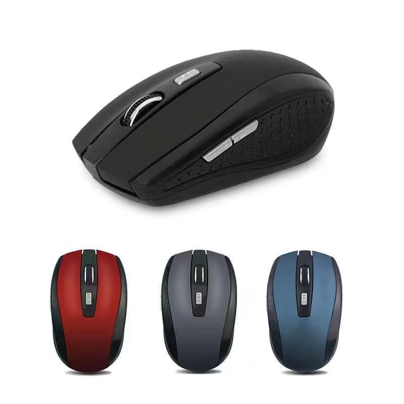 Souris sans fil optique rouge 6D de 2.4G USB