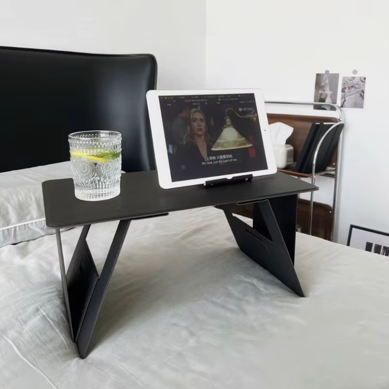 Table de travail pliable pour ordinateur portable, mini support portable pour ordinateur portable, idéal pour la voiture, le salon, le canapé, le lit, pour le travail, la lecture, les jeux vidéo et le