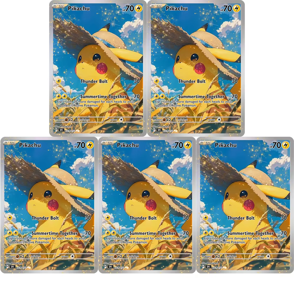 Cartes de collection DIY Pikachu VSTAR EN, carte individuelle faite maison, jeu classique, carte d'anime