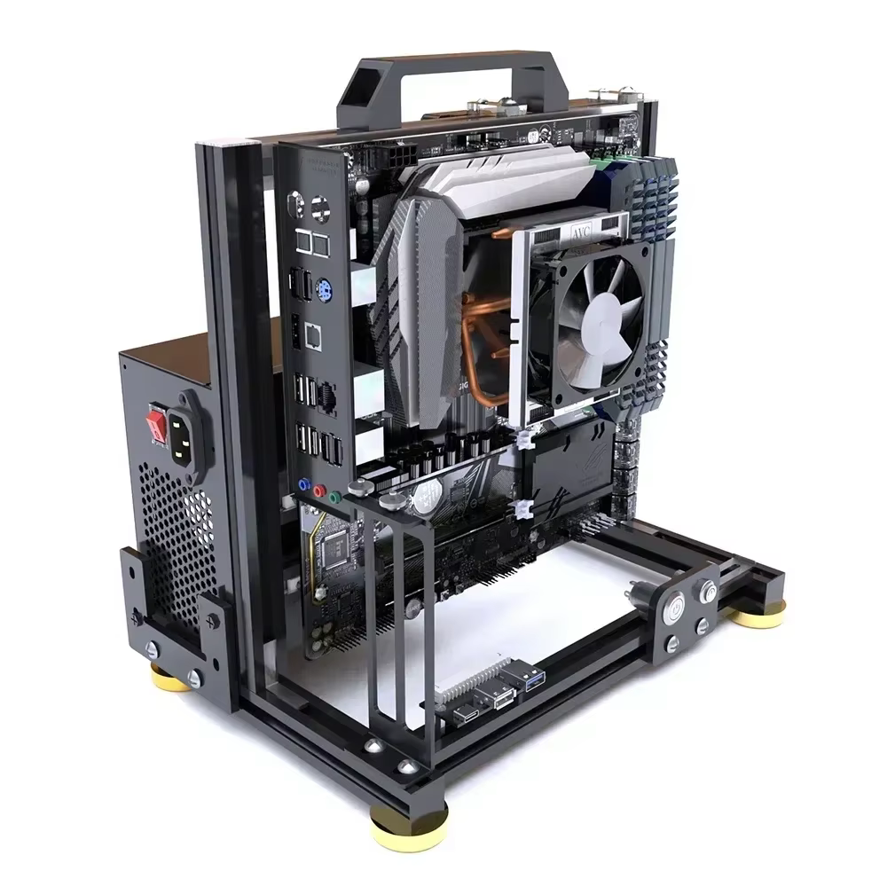 Support de cadre de boîtier de PC ouvert ITX MATX ATX