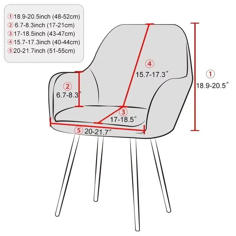 Juste élastique pour chaise à bras haut, housses de siège chaudes pour salle à manger, salon, banquets de mariage, hôtel
