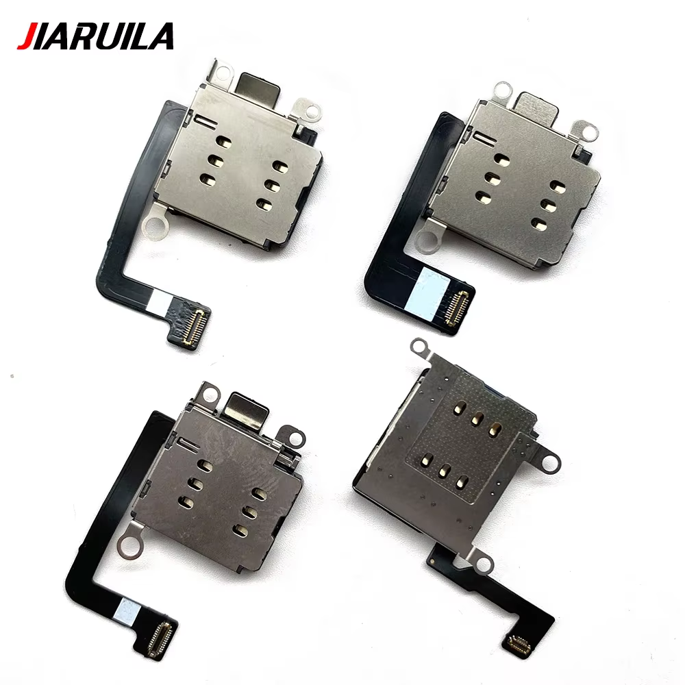 Nouveau connecteur de lecteur de carte SIM double, câble flexible de remplacement pour iPhone 12 13 mini 14 Plus 15 Pro Max