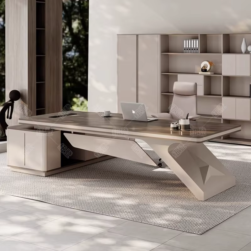Bureau d'ordinateur de jeu Portable en forme de L