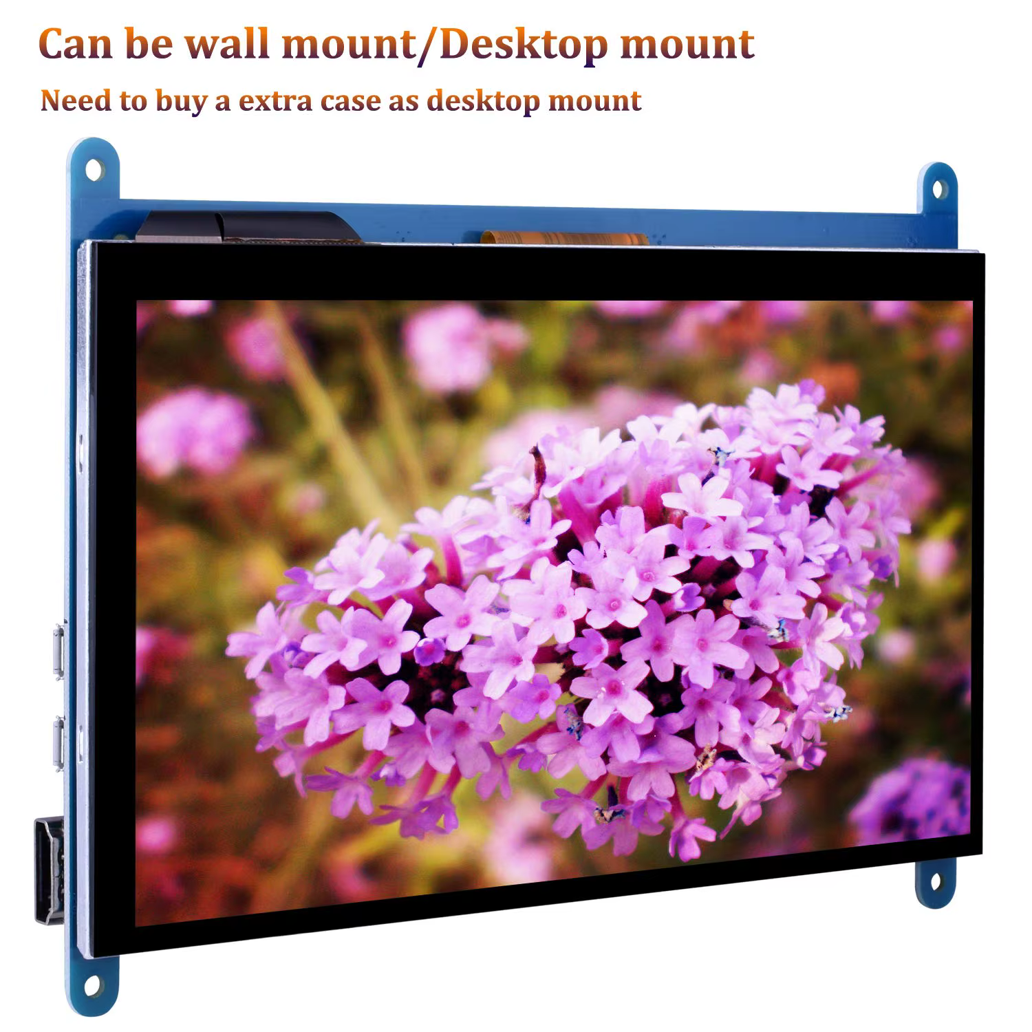 Écran Tactile Portable HD 1024x600 TFT LCD de 7 Pouces