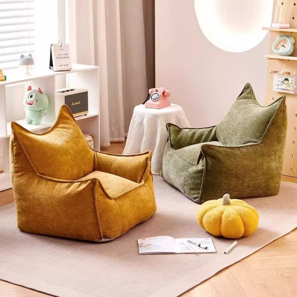 Petit canapé simple, chaise pour chambre d'enfant, salon, bébé, pouf, chaise de loisirs simple, canapé Portable épais Chai