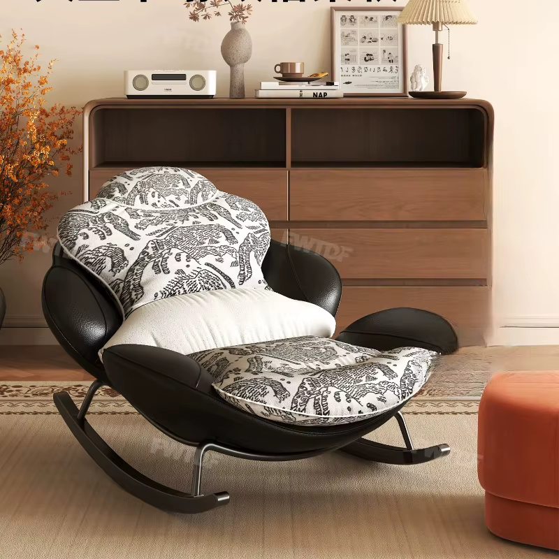 Fauteuil Eggchair italien, chaises de salon originales et pliables, chaises d'appoint artistiques, décoration de salon, chaises de loisirs, mobilier de maison