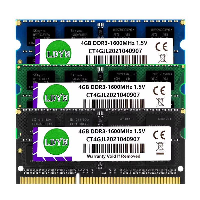 Mémoire RAM pour ordinateur portable 8 Go 4 Go 2 Go DDR2 667 800 MHz DDR3L 1333 MHz 1600 MHz PC2-5300S 6400 PC3L-10600 12800 SODIMM