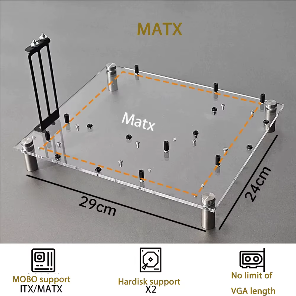 Accessoires de châssis d'ordinateur de plateforme MOBO