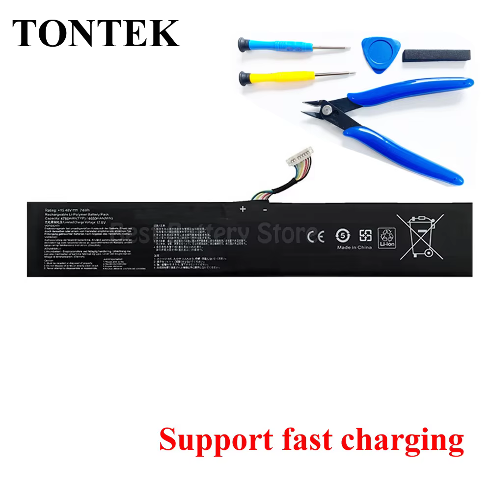 Batterie C41N2208 pour ASUS ROG ALLY Gaming, série portable RC71L/PC71L, extension haute capacité de 74wh, mise à niveau mod gratuite, tous les outils