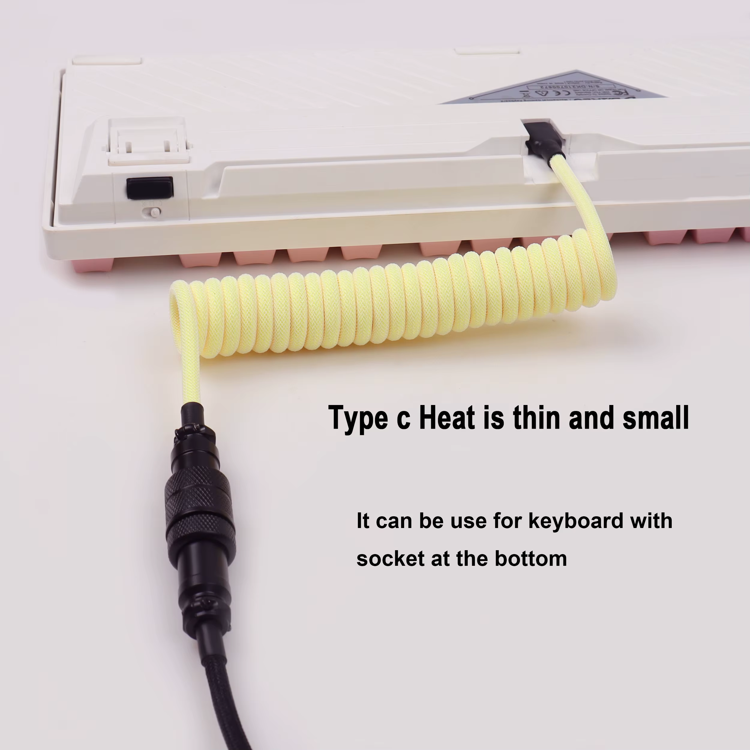 LANO USB A à Type C pour clavier de jeu mécanique