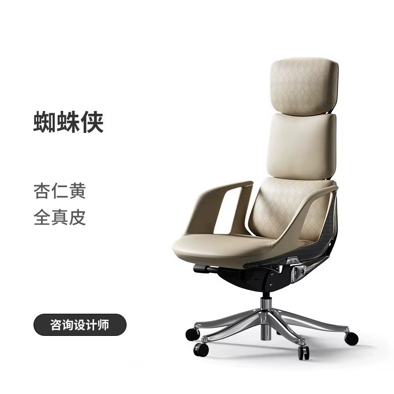 Chaise de patron de bureau ergonomique haut de gamme