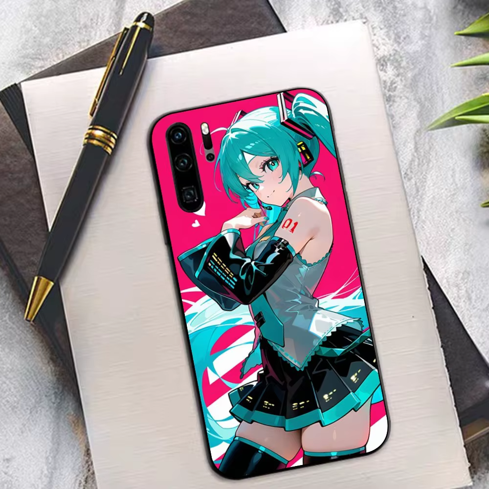 Coque de téléphone fille japonaise h-hatsune Miku, étui pour Huawei P 8 9 10 20 30 40 50 Pro Lite Psmart Honor 10 Lite 70 Mate 20lite