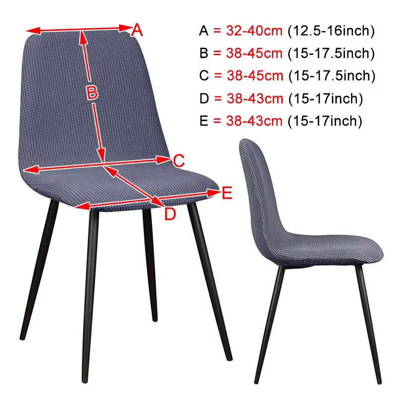 Housses de chaise de Bar imperméables, coque en tissu, housse de banc, étui de siège de taille courte pour la maison et le salon, 1/2/4/6 pièces