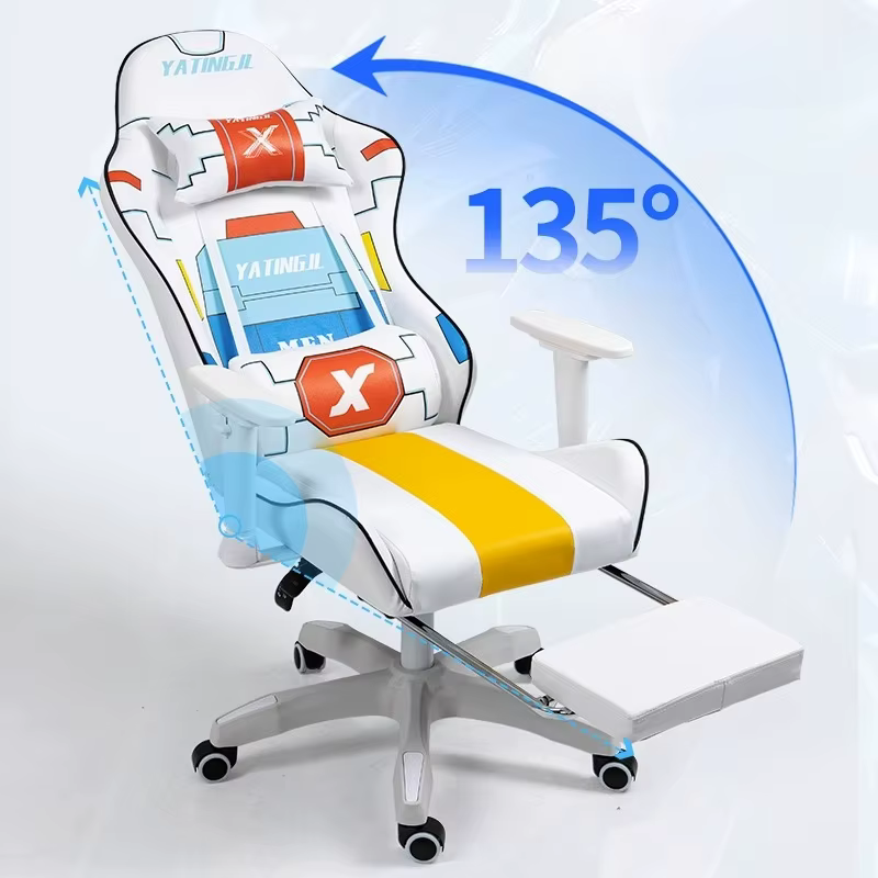 Chaise de Bureau Ergonomique et Réglable pour Gamer