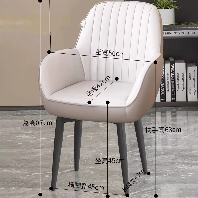 Ensemble de 2 chaises de salle à manger minimalistes, élégantes et Premium, gain de place, meubles de salle à manger créatifs Sedie Da Cucina