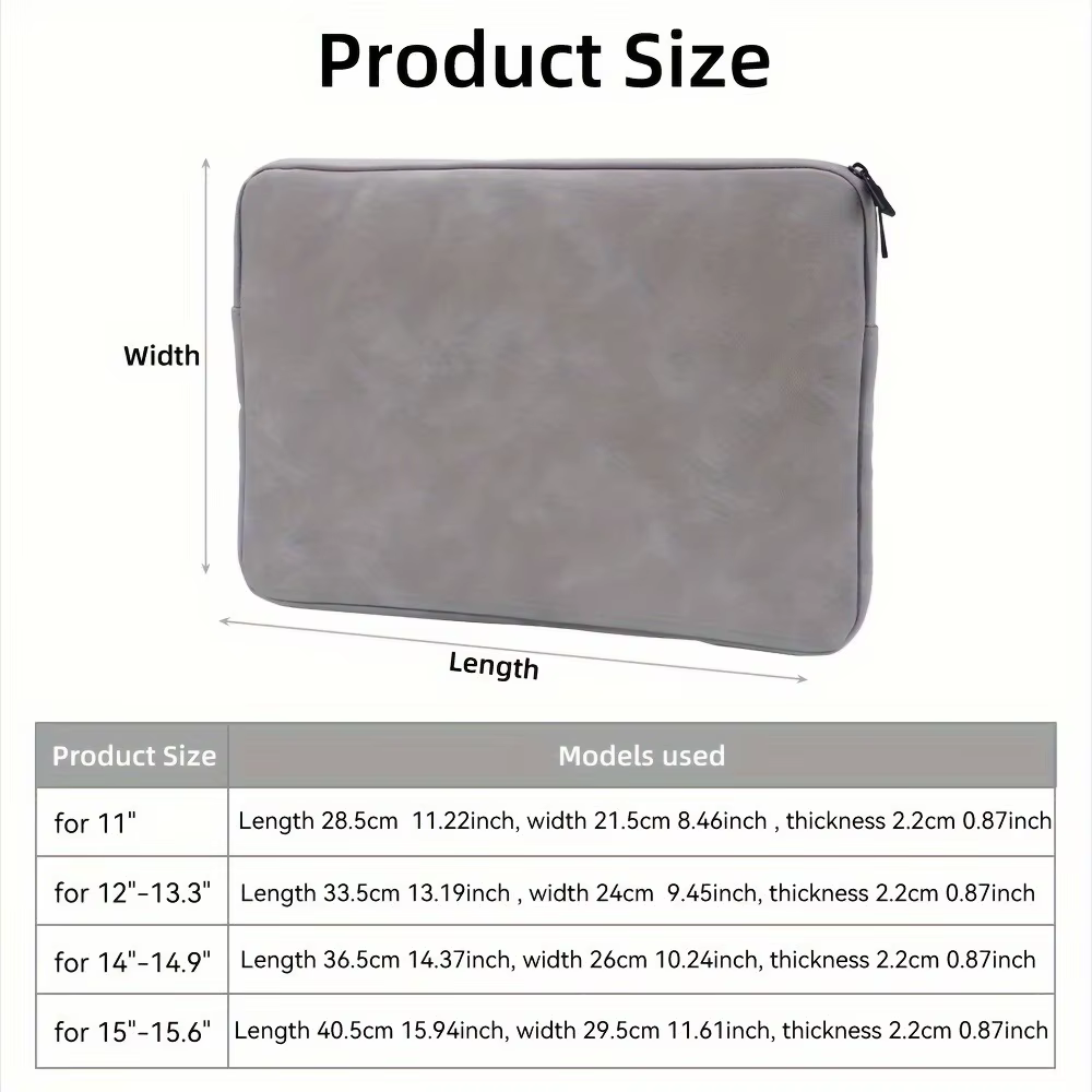 11 13 14 15 pouces ordinateur portable en cuir PU protection tablette sac