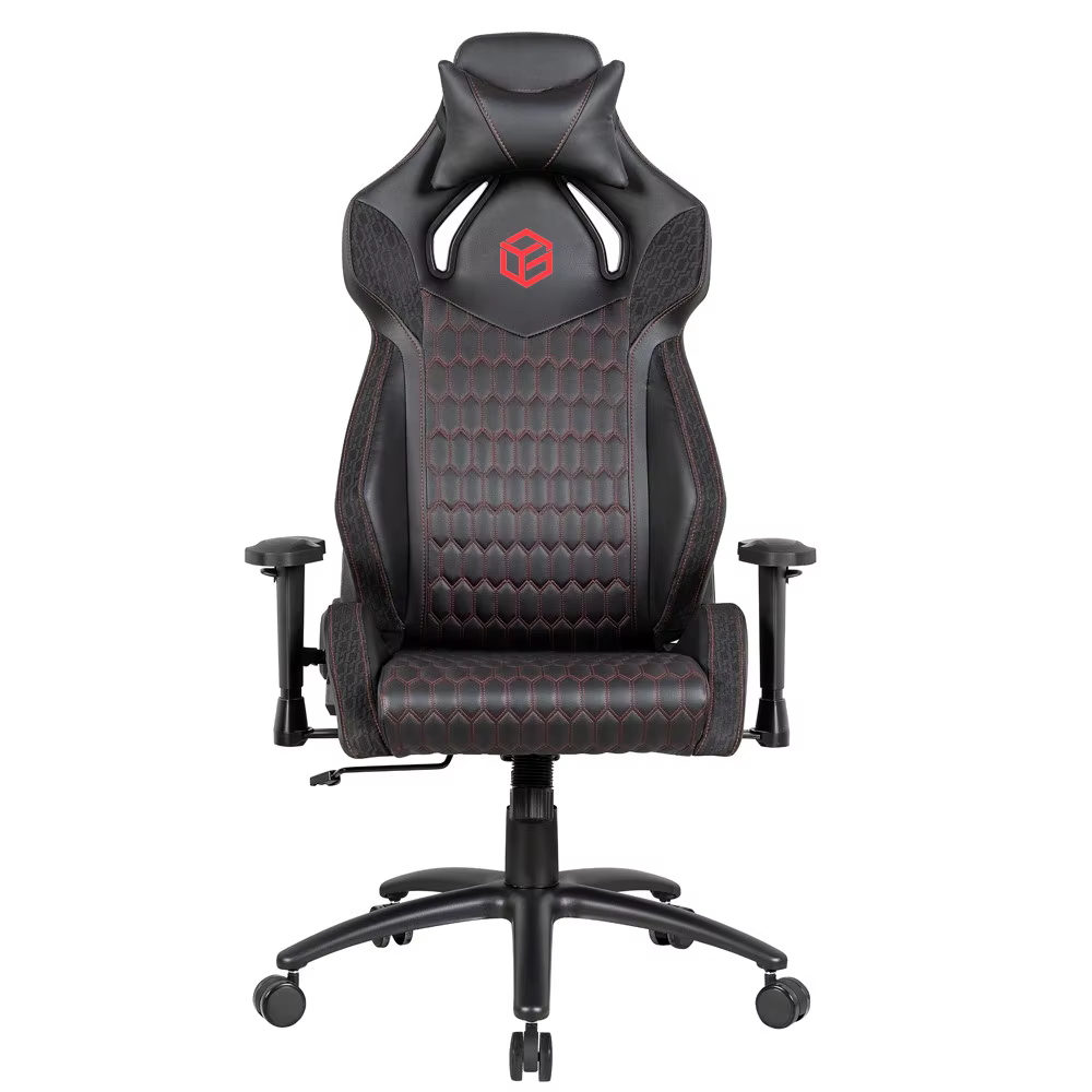 Chaises de bureau pivotantes confortables et réglables avec revêtement en PUC et cuir velours