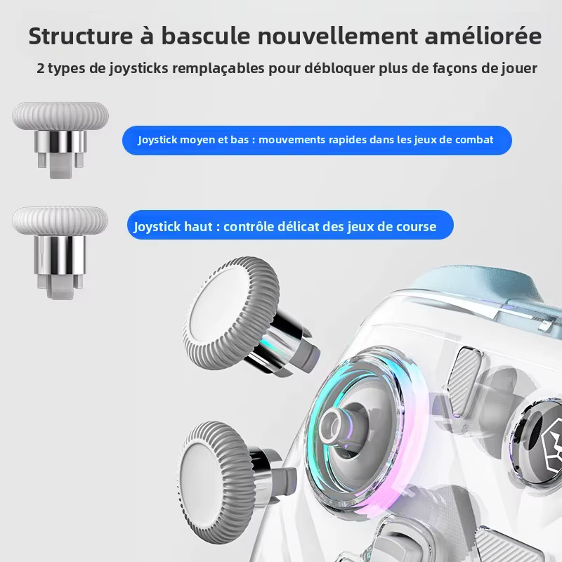 Contrôleur de jeu Aolion K10 avec station de chargement