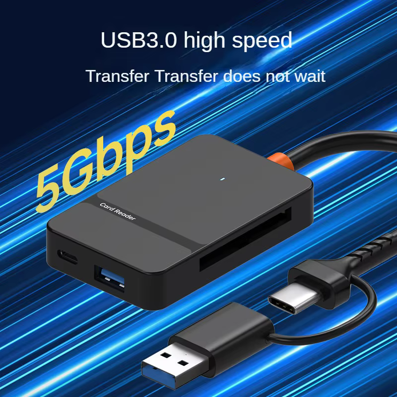Lecteur de carte USB C 8 en 1