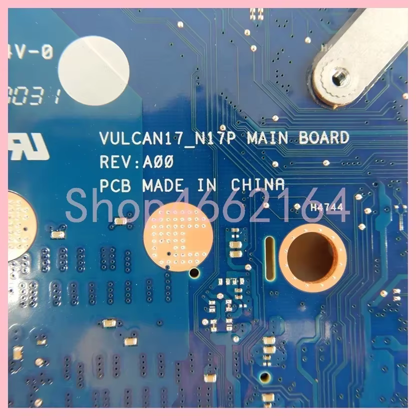 Carte mère VULCAN17_N17P avec processeur I5-8300H I7-8750H