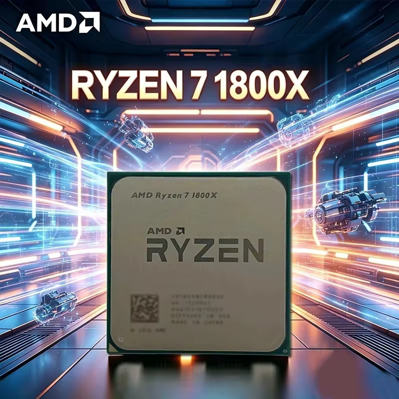 Processeur de jeu AMD Ryzen 7 1800X R7