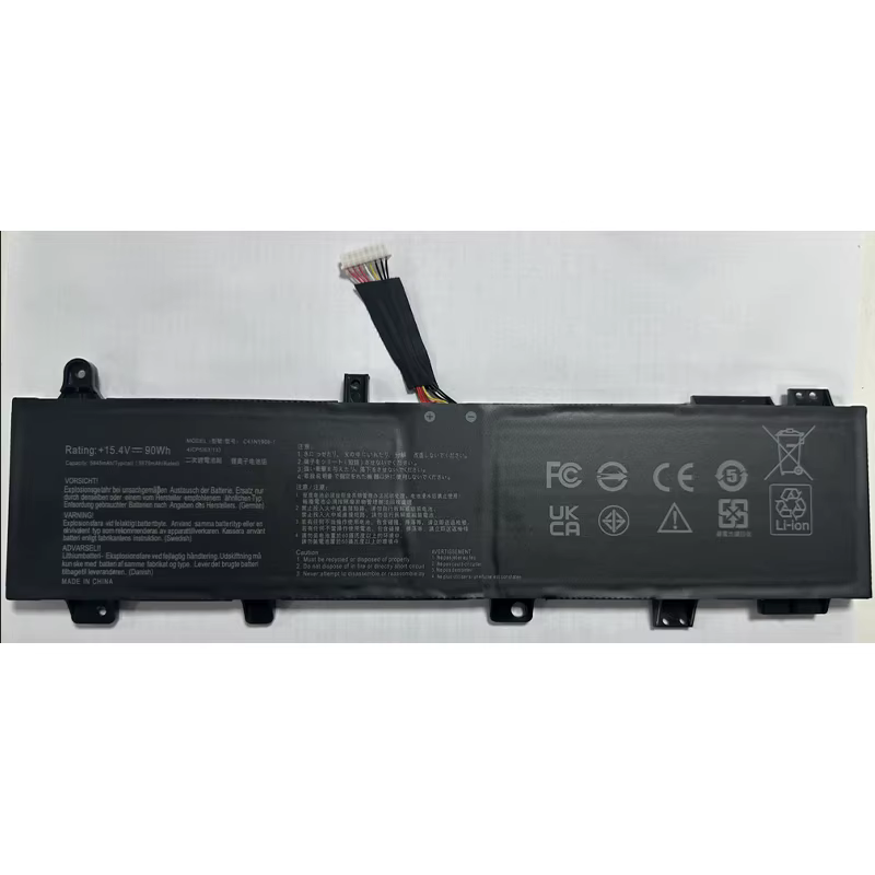 Batterie d'ordinateur portable C41N1906-1 15.4V 90Wh