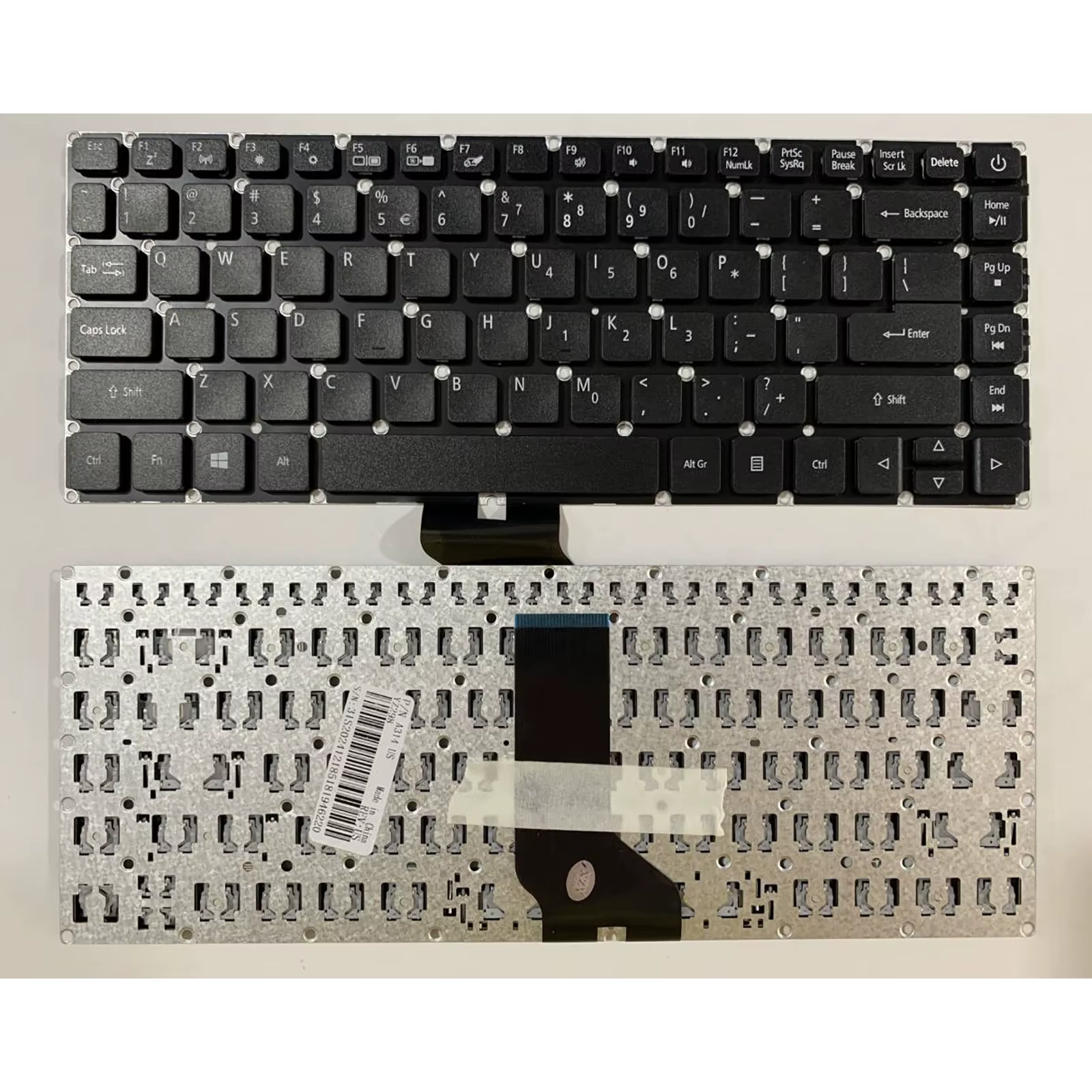 Clavier d'ordinateur portable US Layout pour Acer Aspire A314-31 ES1-332 A114-32 A314-21 A314-32 A114-31