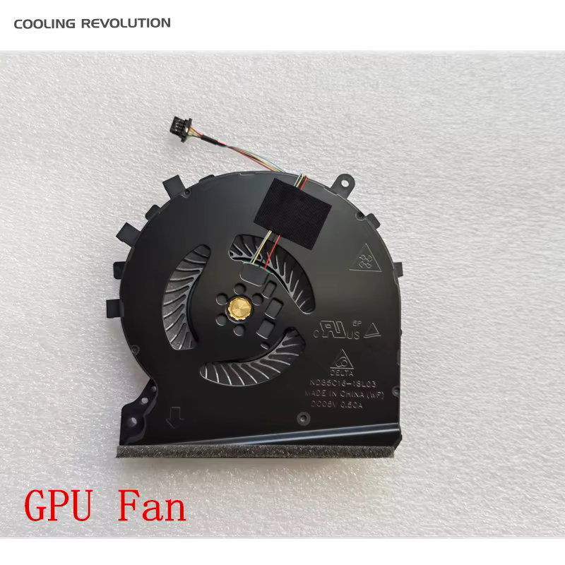 Ordinateur portable Refroidissement CPU GPU GérFor HP Pavilion 15-DK TPN-C141 L57170 L56900 001 volontairement 85C16 Gaming Notebook rougeCarte religions ventilateur