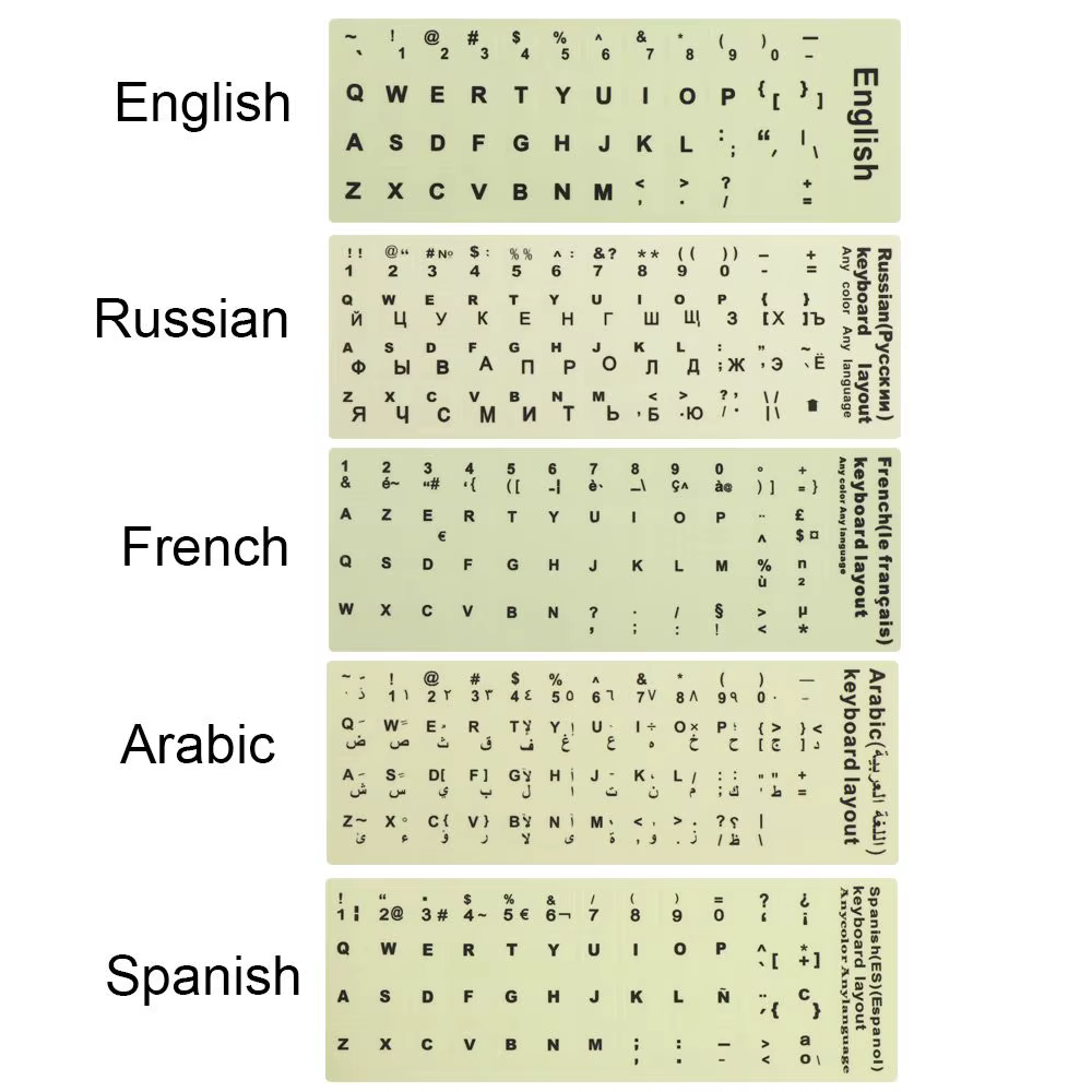 Film de protection autocollant pour clavier d'ordinateur portable