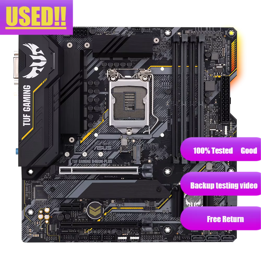 Carte mère ASUS TUF GAMING B460M PLUS mATX Intel B460 DDR4