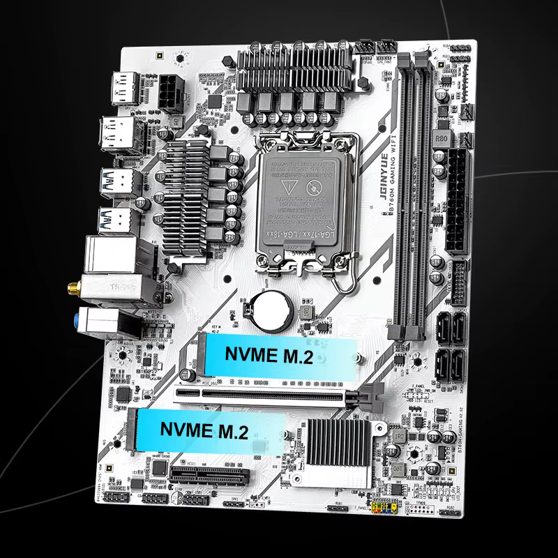 JGINYUE B760M GAMING WIFI DDR4 carte mère LGA 1700 64GB