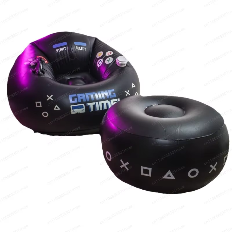 Fauteuil de gaming avec porte-gobelet et poches latérales
