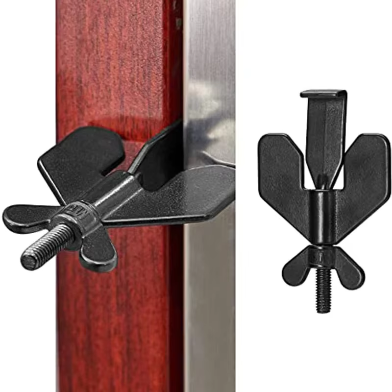 Serrure de porte Portable-serrure d'hôtel de voyage, serrure de porte de confidentialité pour toutes les portes, butée de porte antivol pour la sécurité de la maison