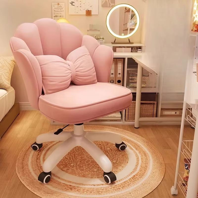 Chaises de bureau modernes pour femmes avec support dorsal