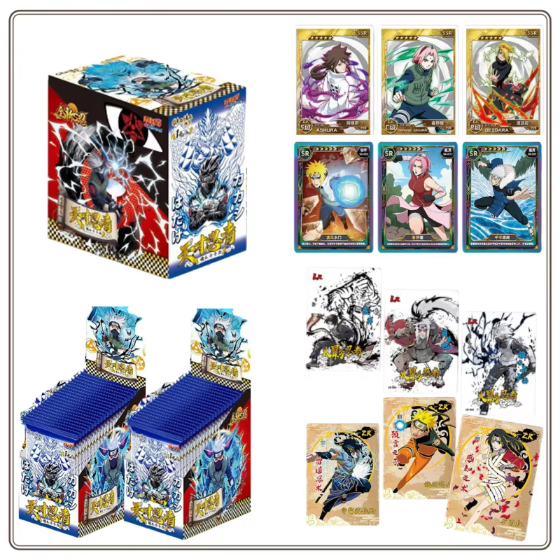 En Stock véritable carte NARUTO pour enfants fantaisie aventure Anime Nohara film Collection Rin Hatake jeu Collection carte jouets