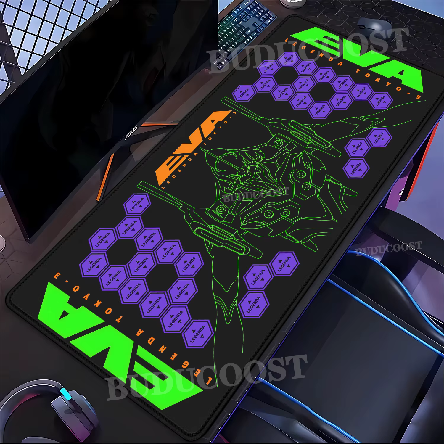 Grand tapis de souris E-E-Evangelione
