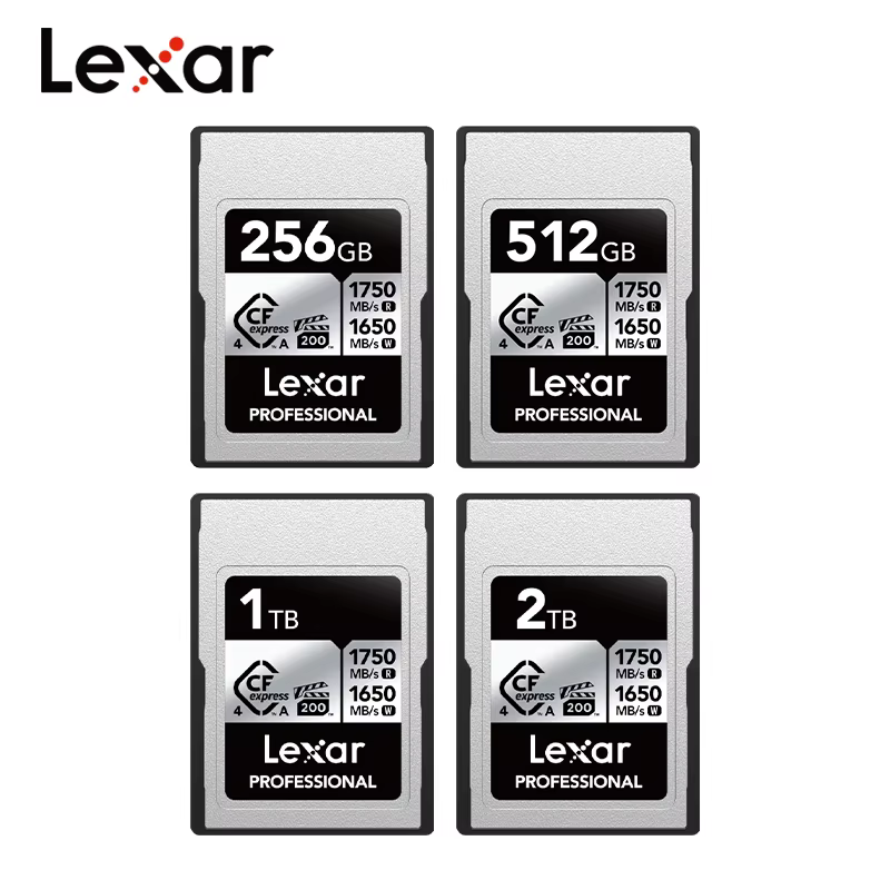 Lexar professionnel argent CFexpress 4.0 Type A carte 2 to 1 to 512GB 256GB VPG200