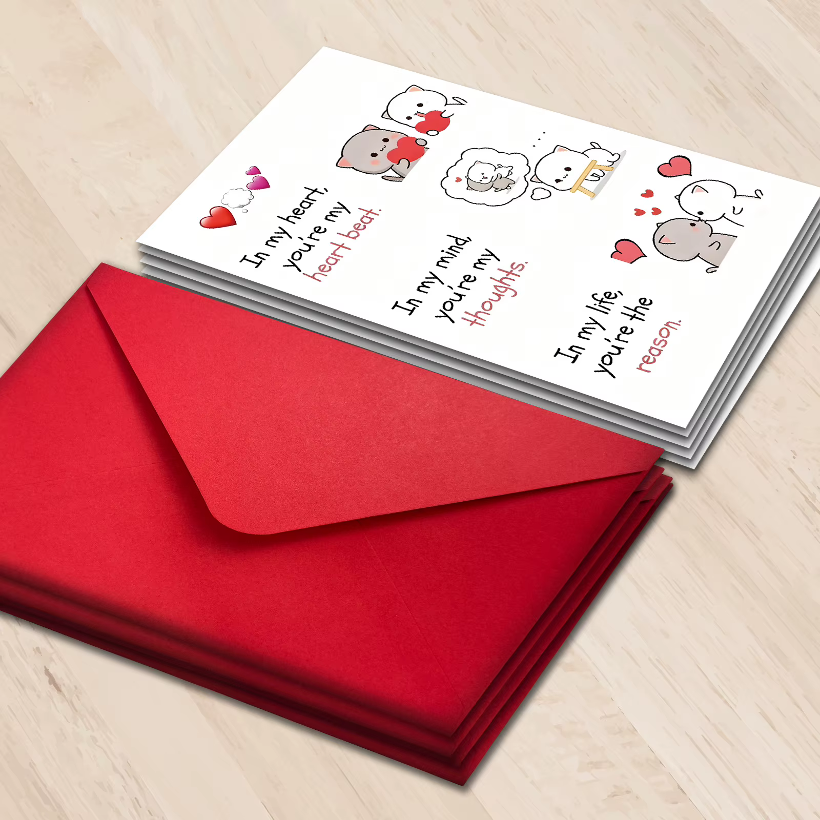 Carte de vœux romantique pour un couple, cadeau d'anniversaire, confession d'amour, pour une personne importante, beauté romantique, carte d'amour