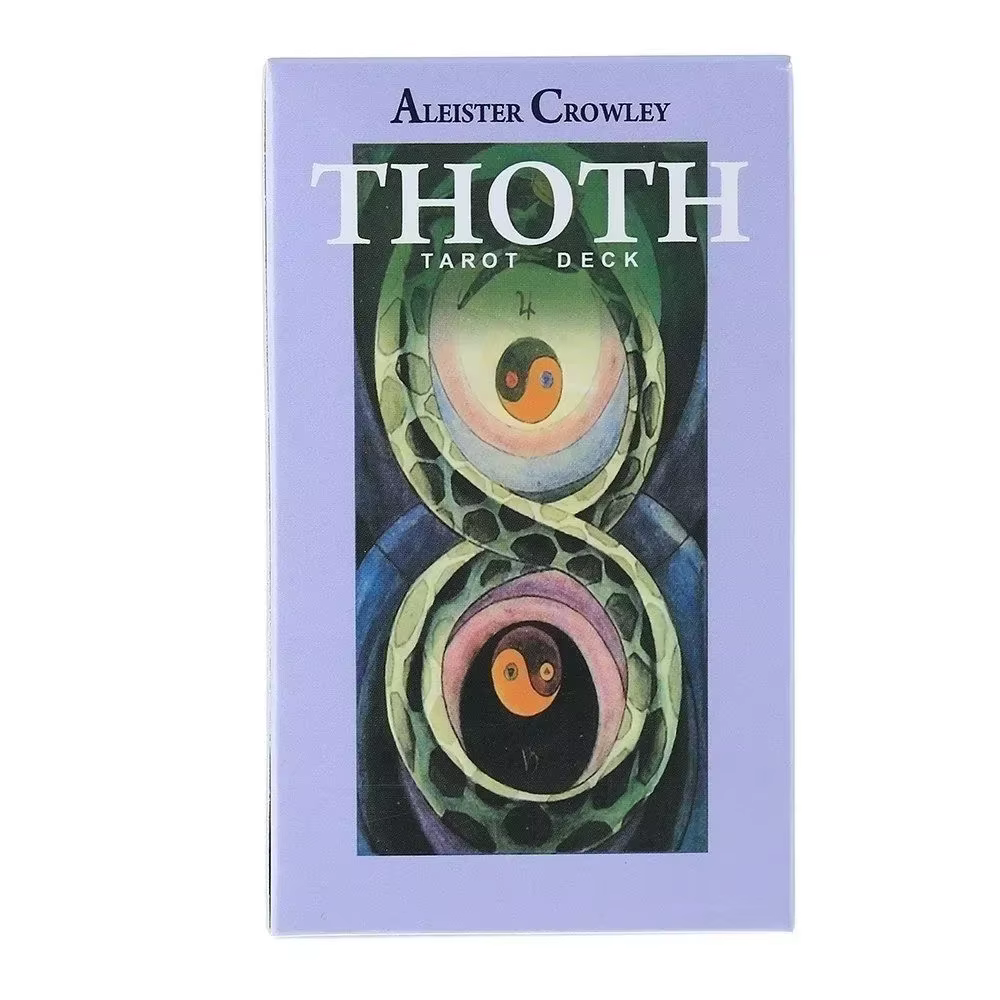 Thoth Tarot cartes 78 cartes Deck mystérieux Divination Oracle jeu de société jeu de société jeu de cartes jeu de société