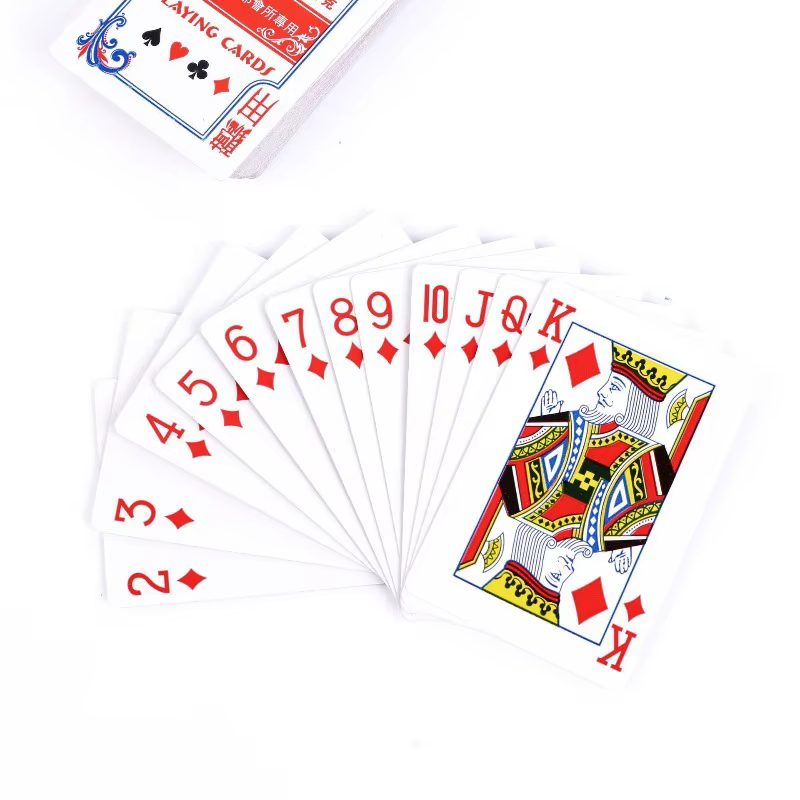 Jeu de cartes de poker K imperméable et coloré, jeu de cartes de bridge sportif, jeu de table pour un joueur, valeur des points