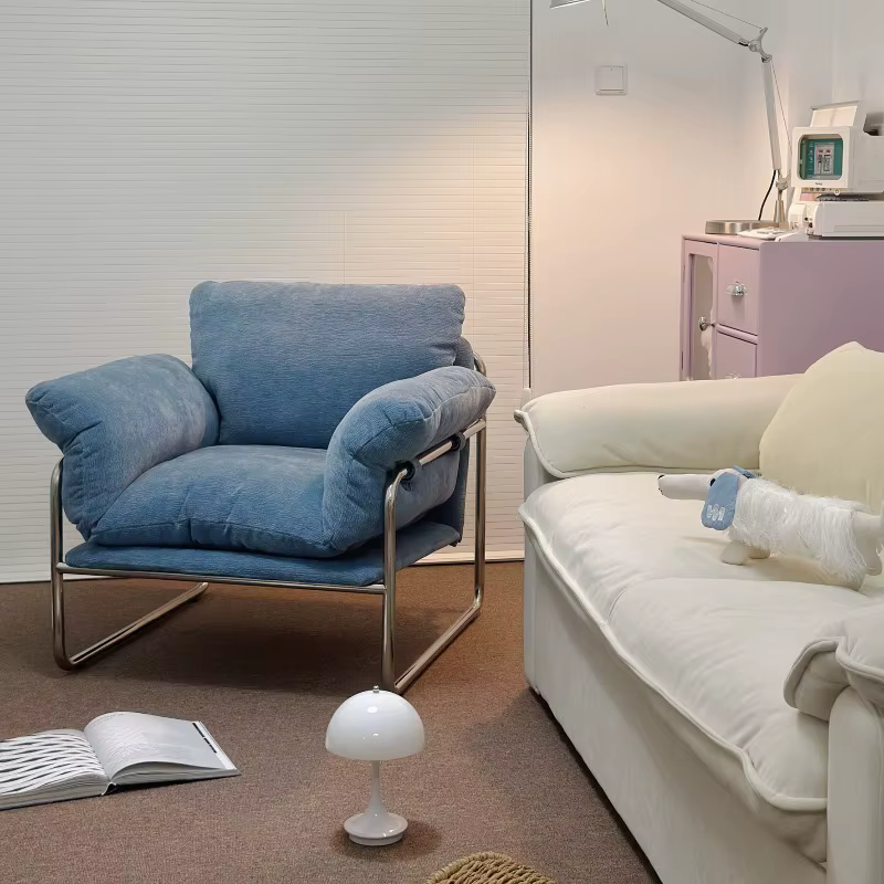Fauteuil Bauhaus, canapé individuel, chaise de chambre et de salon, fauteuil relax pour adultes, Poltronas Decorativas, mobilier italien de luxe