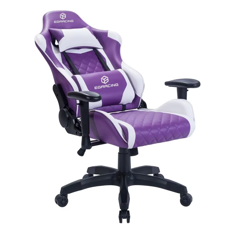 Chaise de jeu Esport du fabricant, chaise de jeu violette avec